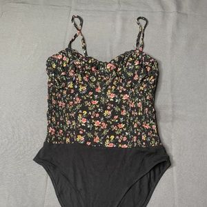 NWT Floral Print Forever 21 Bodysuit